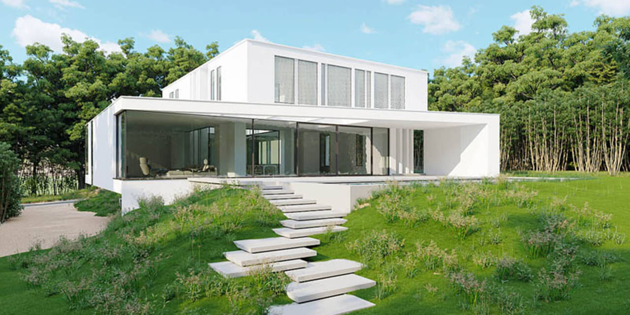 3D Architekturvisualisierung Haus Exterieur