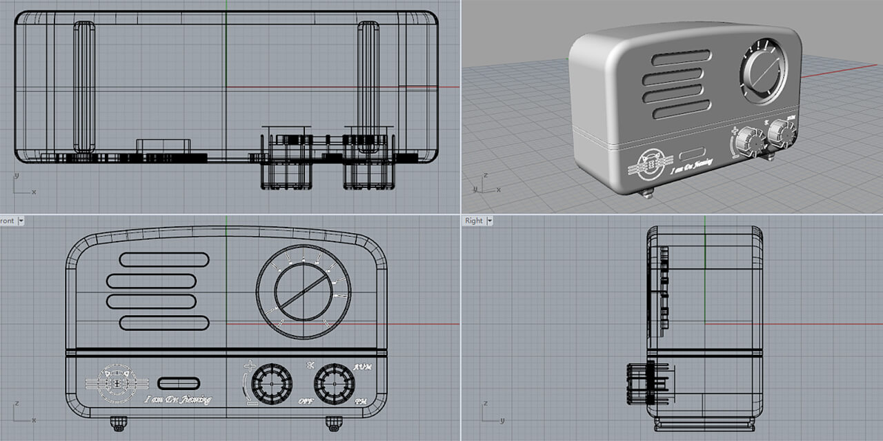 3D Modellierung Rendering von 2D Zeichnungen