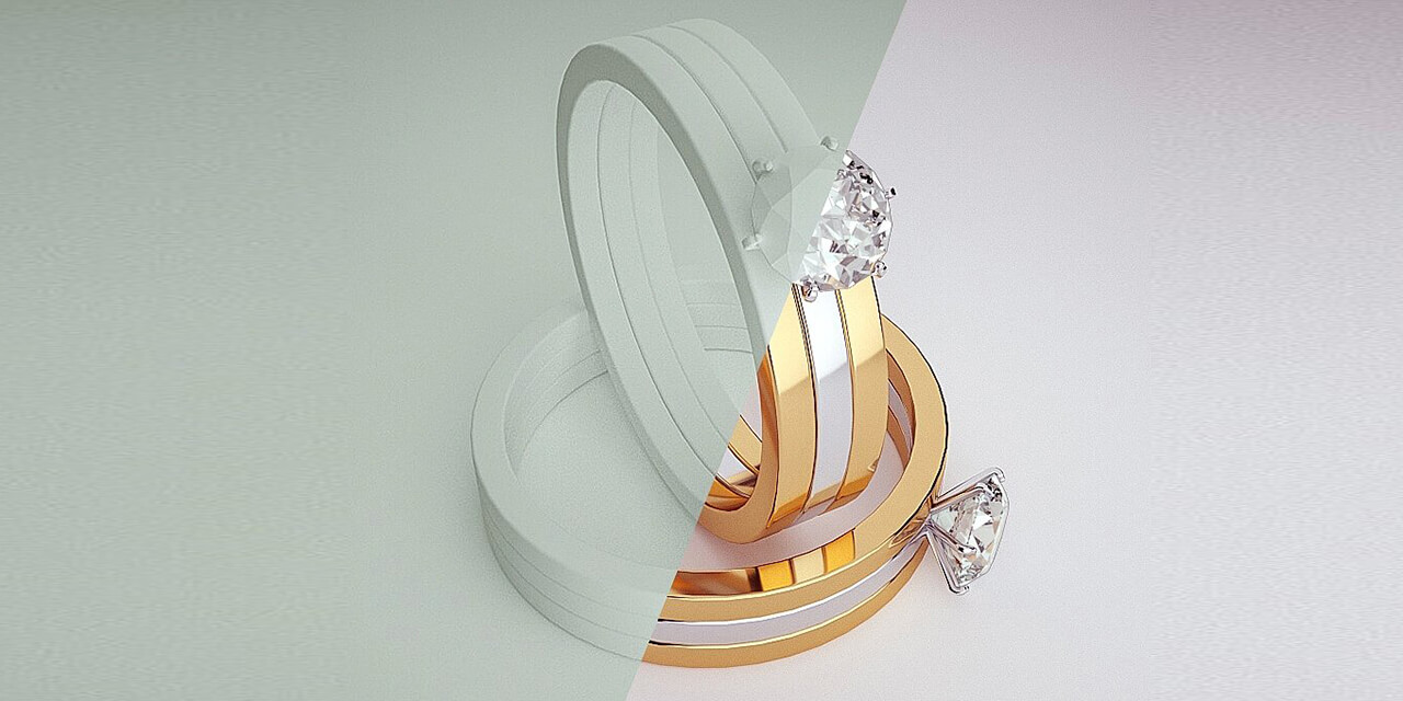 3D Schmuck Rendering