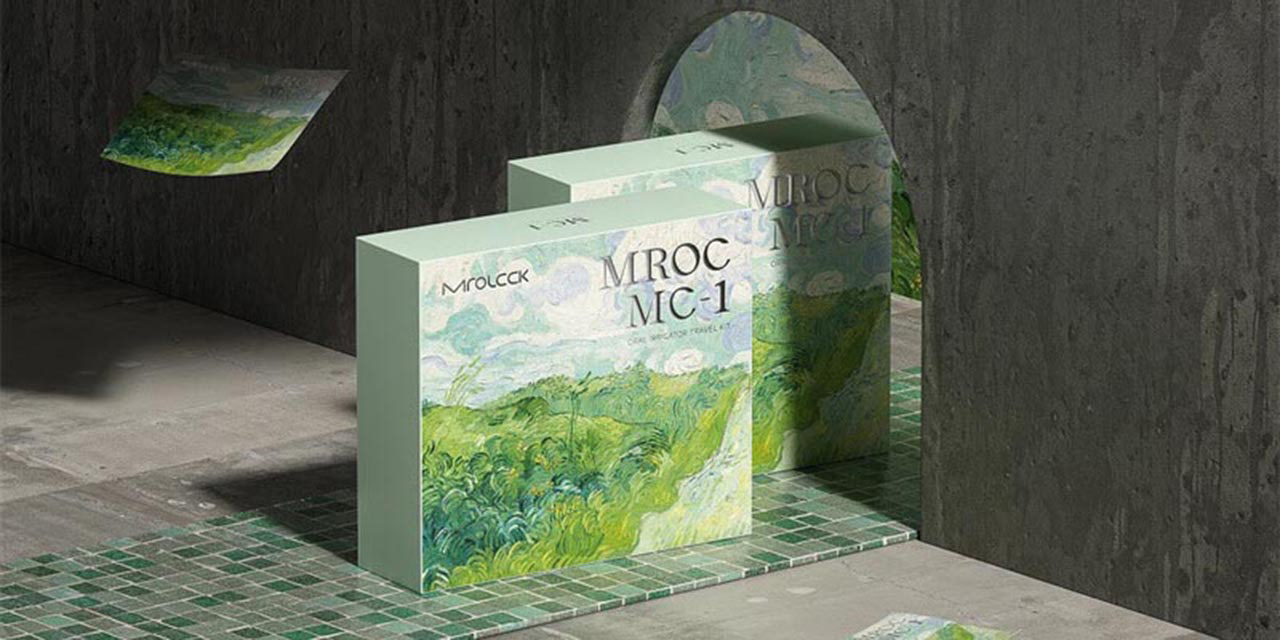 3D Verpackung Rendering Teeverpackungen